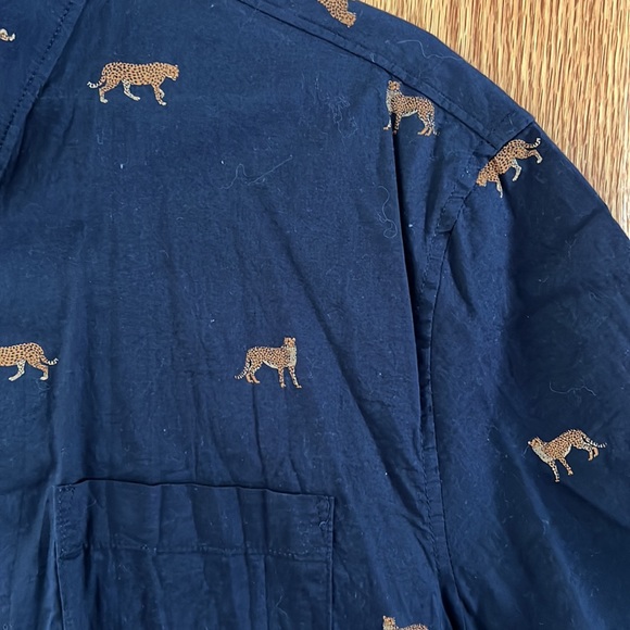 Cheetah Button Down - Picture 2 of 4